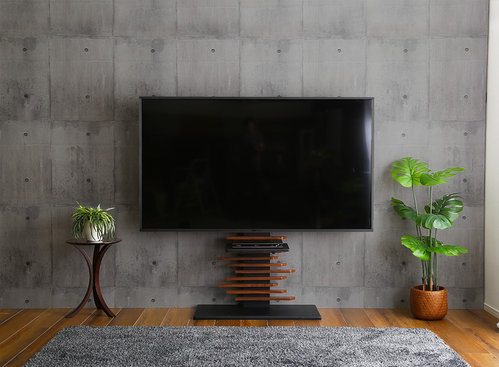 最大100インチ対応 デザインテレビスタンド 専用棚板 セット Darrell ダレル DHWAT-HTWAT 追加商品画像6