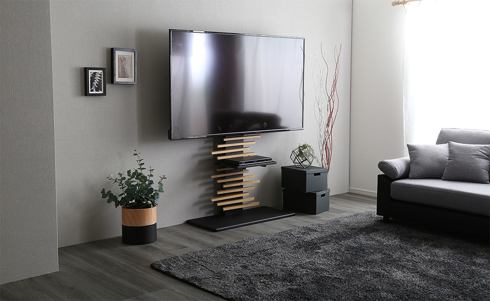 最大100インチ対応 デザインテレビスタンド 専用棚板 セット Darrell ダレル DHWAT-HTWAT 追加商品画像14