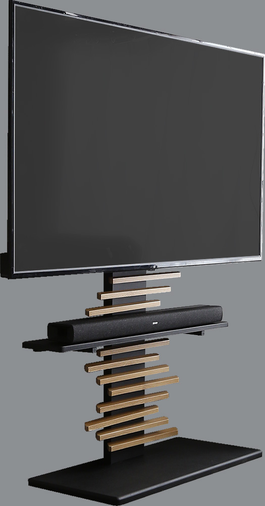 最大100インチ対応 デザインテレビスタンド 専用サウンドバー棚板 セット Darrell ダレル DHWAT-HBWAT 追加商品画像3
