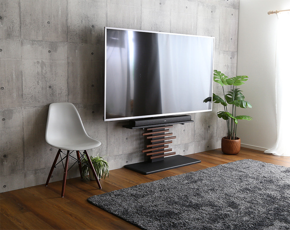 最大100インチ対応 デザインテレビスタンド 専用サウンドバー棚板 セット Darrell ダレル DHWAT-HBWAT 追加商品画像14