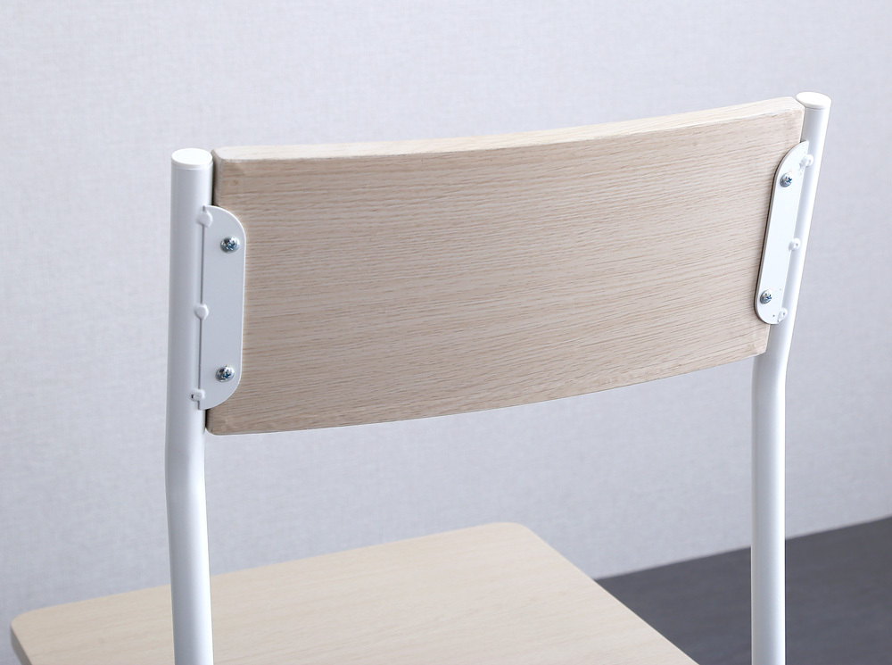 さわやかな背もたれ付きオシャレダイニング3点セット(テーブル＋チェア2脚) Frais フレ 商品追加画像22