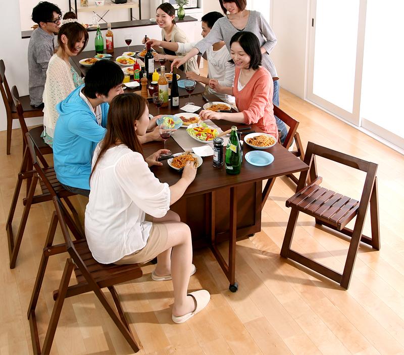 天然木バタフライ伸長式収納ダイニング kippis キッピス 商品追加画像1