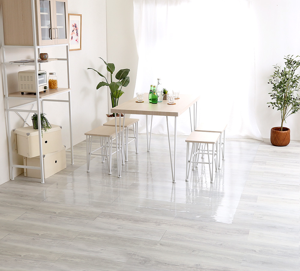 透明ダイニングラグ 90×250×2枚 3畳サイズ 商品追加画像1