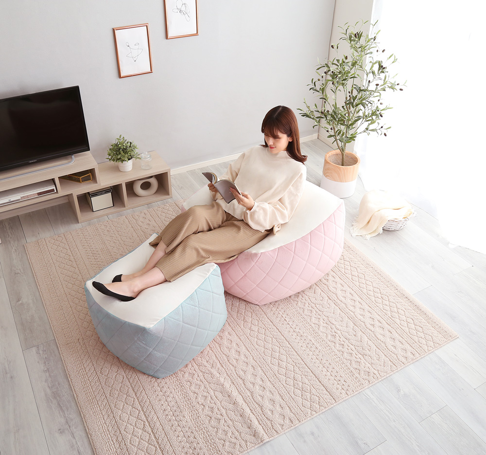 四角ビーズクッション Lサイズ Chammy チャミー 商品追加画像13