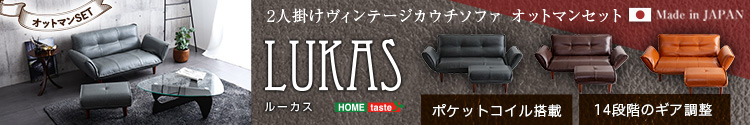絶妙な弾力のヴィンテージカウチソファ LUKAS ルーカス 商品説明画像10