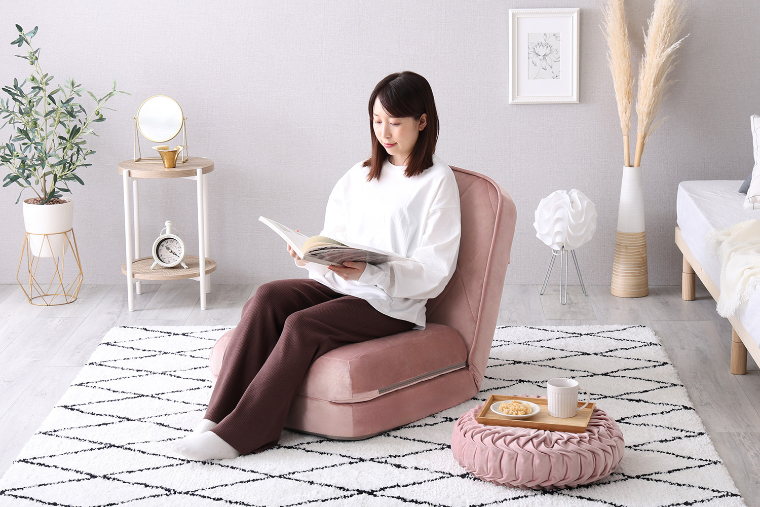 リクライニングソファベッド 一人掛け Chammy チャミー 商品追加画像12