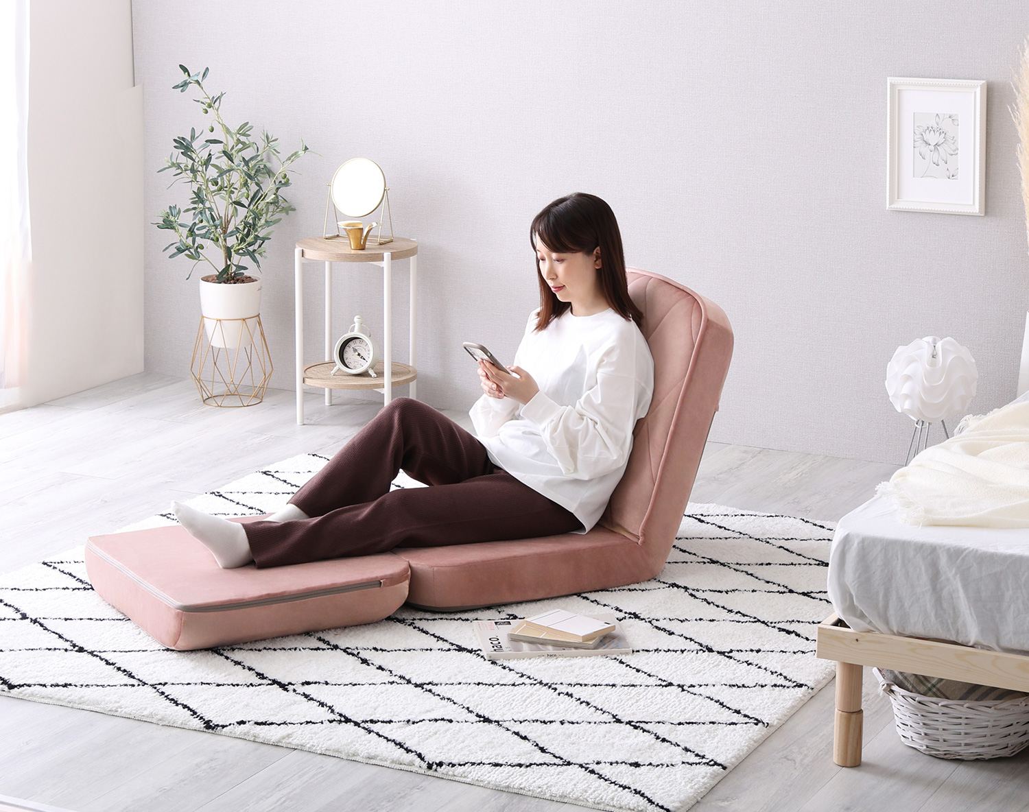 リクライニングソファベッド 一人掛け Chammy チャミー 商品追加画像13