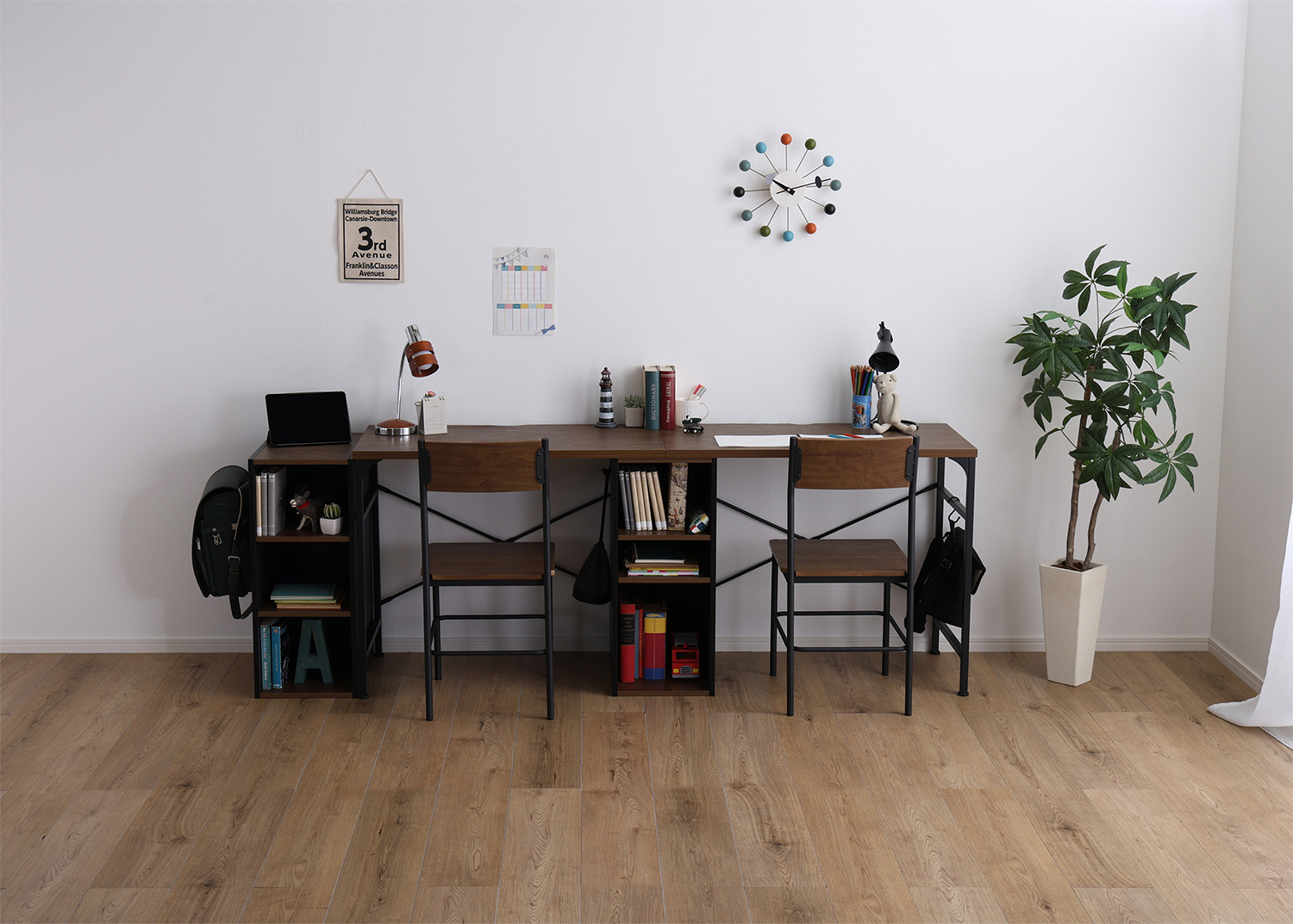ヴィンテージツインデスク 90×90cm junto 商品追加画像2