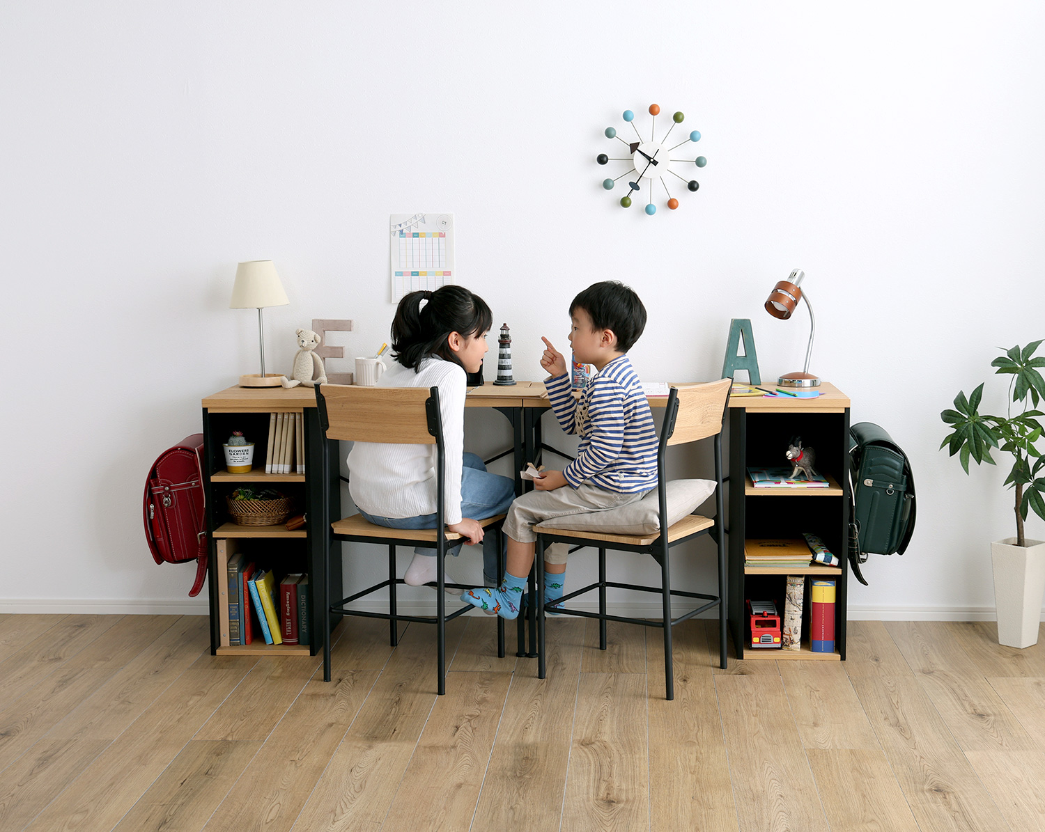 ヴィンテージツインデスク 90×90cm junto 商品追加画像5