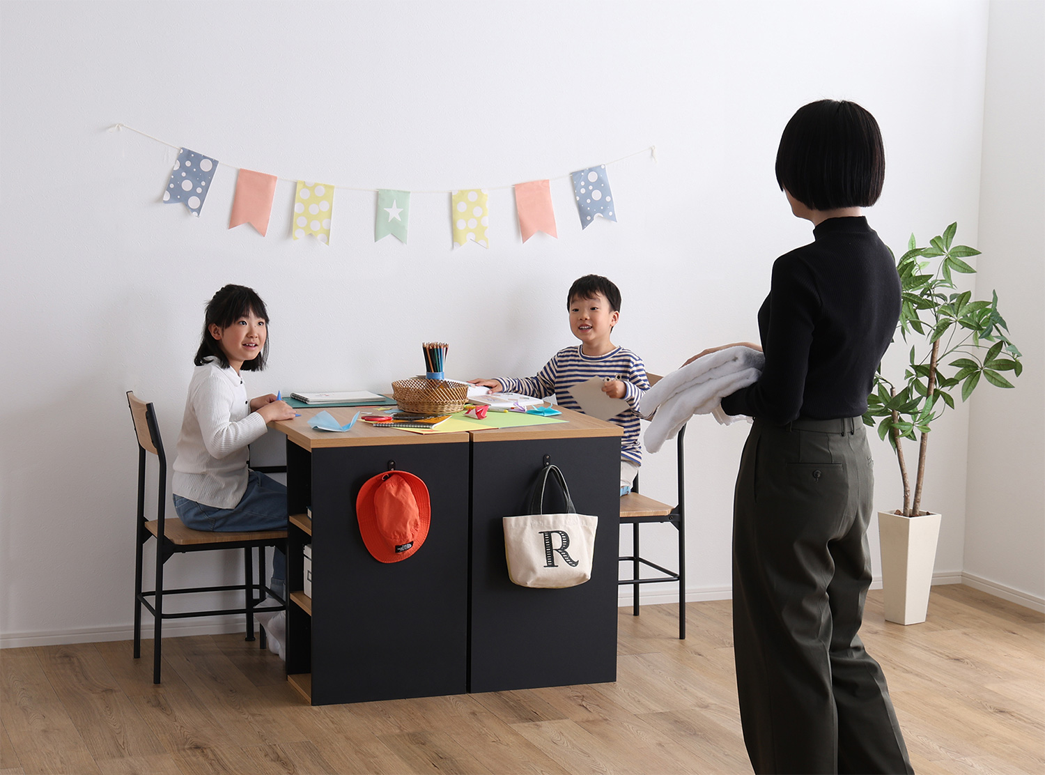 ヴィンテージツインデスク 90×90cm junto 商品追加画像7