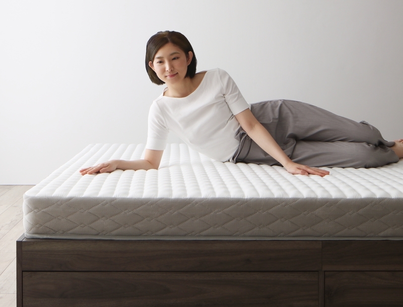 棚・コンセント付 天然木調 引き出し収納ベッド Ever X Compact エヴァー エックス コンパクト 商品追加画像49