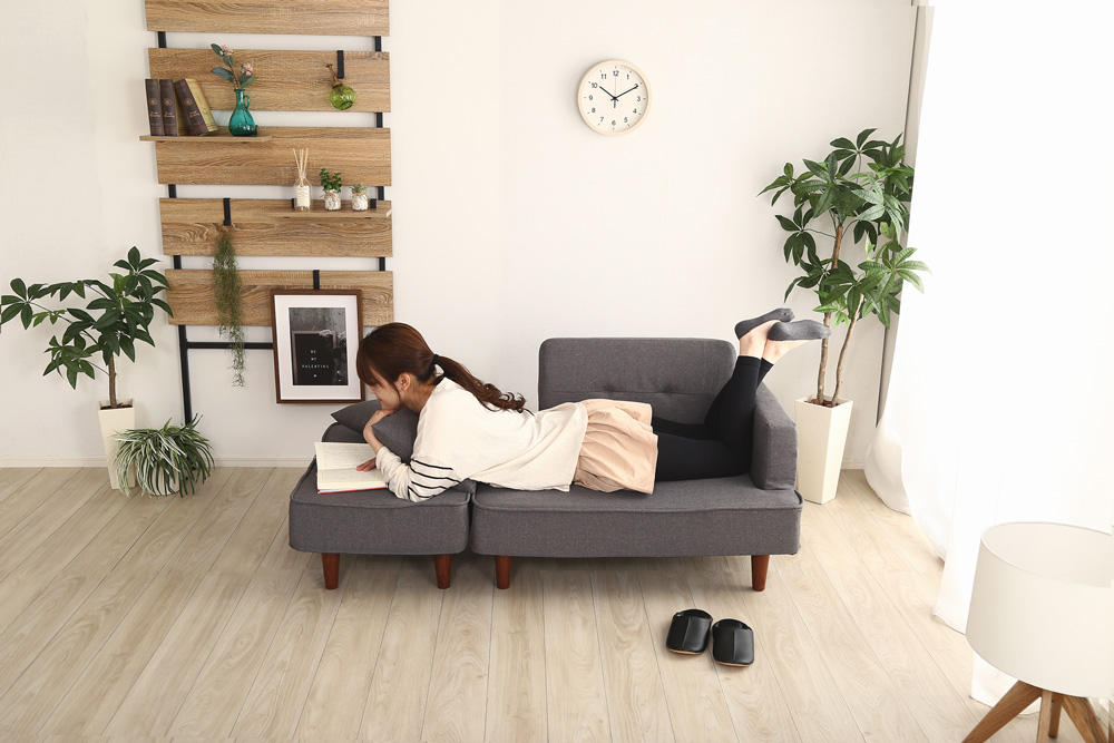 組み合わせ自由なコンパクトカウチソファ FLEO フレオ - 家具