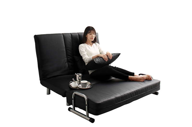 新・3WAY ハイバック ソファベッド モダンデザイン ROLLY型2 セミダブル 120cm 商品追加画像5