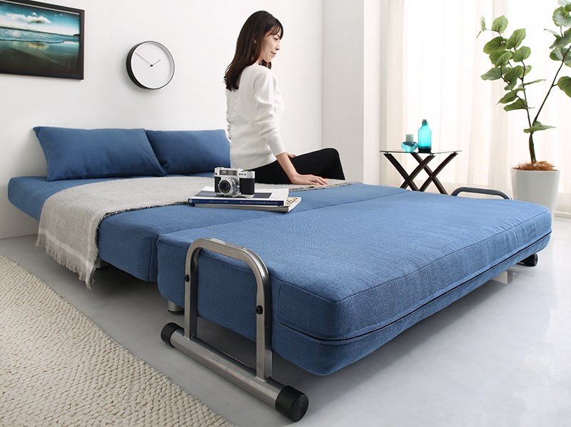 新・3WAY ハイバック ソファベッド モダンデザイン ROLLY型2 セミダブル 120cm 商品追加画像15