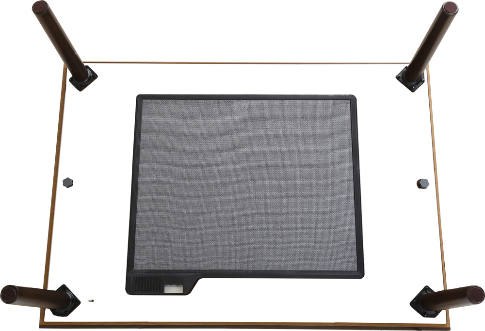 通年使える 木目調こたつ カーボンフラットヒーター付 105cm×75cm 長方形 単品 ELTER エルター 追加画像13