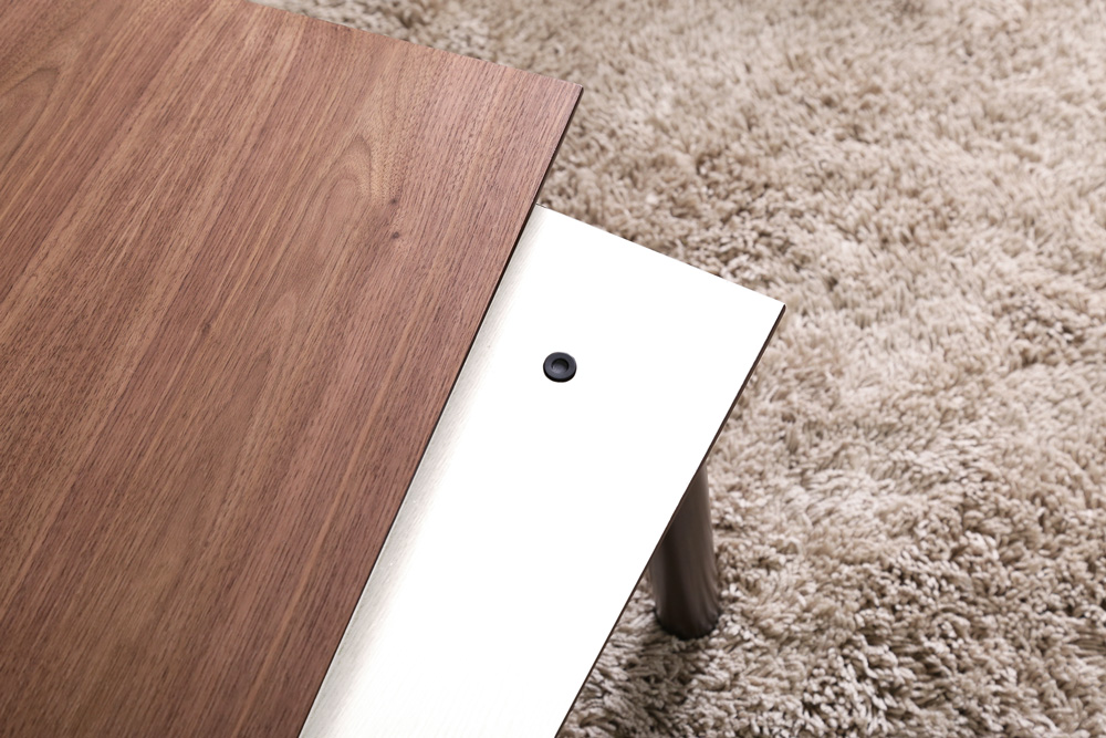 通年使える 木目調こたつ カーボンフラットヒーター付 105cm×75cm 長方形 単品 ELTER エルター 追加画像14