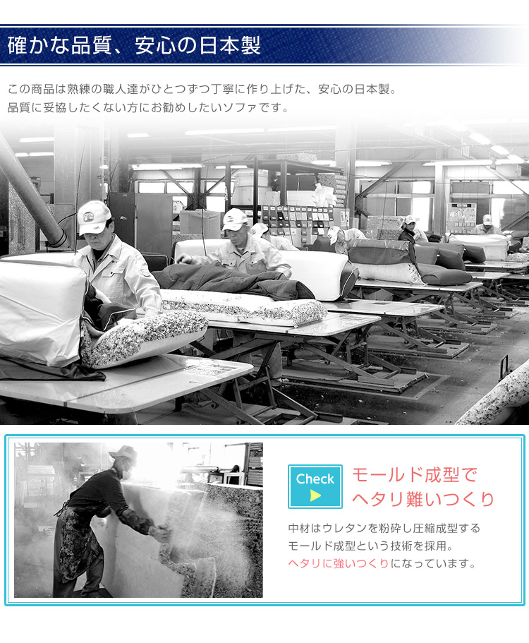 コーナーフロアソファ ロータイプ ファブリック 3人掛け 組み替え自由 Linaria リナリア 商品説明画像9