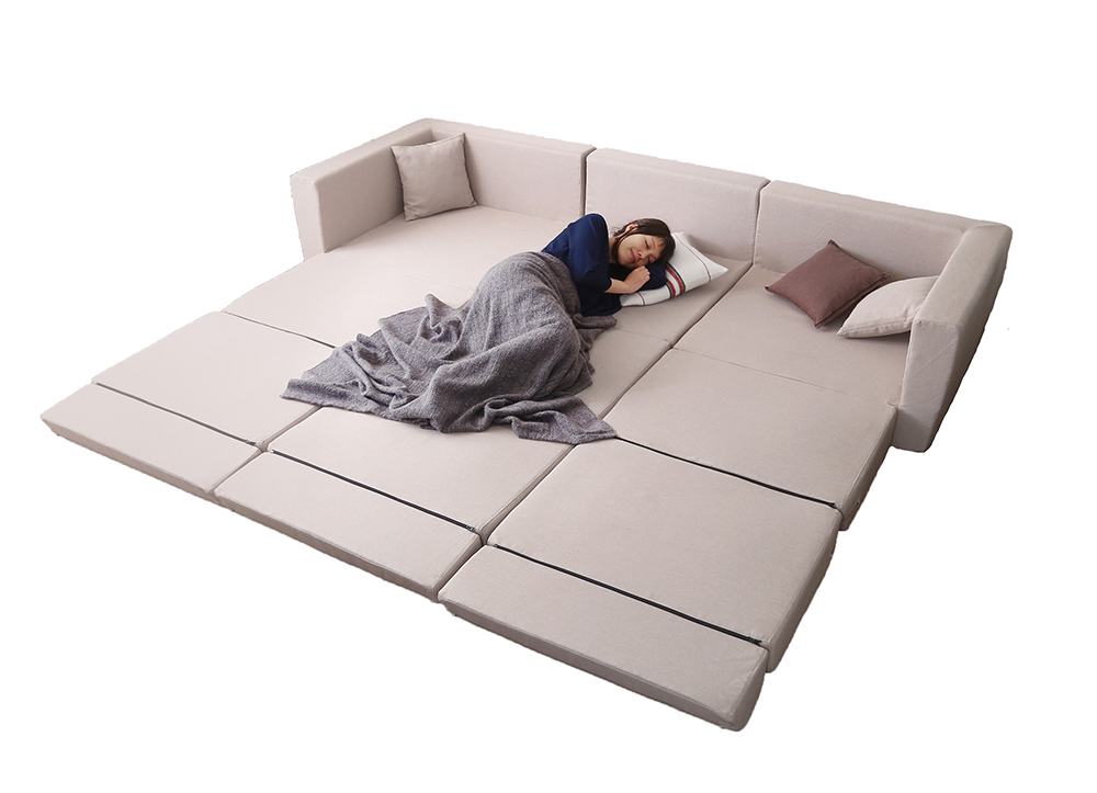 日本製 組み換え自由なソファベッド3P W273 Lawro ラウロ 商品追加画像16