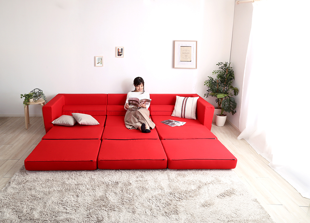 日本製 組み換え自由なソファベッド3P W273 Lawro ラウロ 商品追加画像24