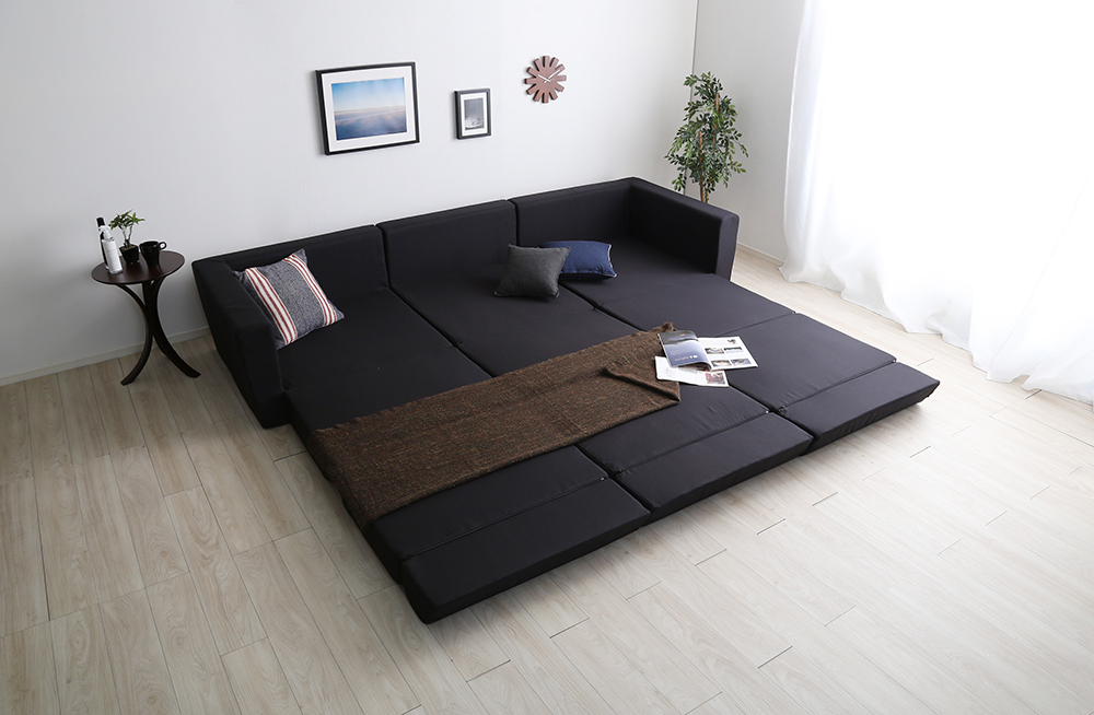 日本製 組み換え自由なソファベッド3P W273 Lawro ラウロ 商品追加画像39