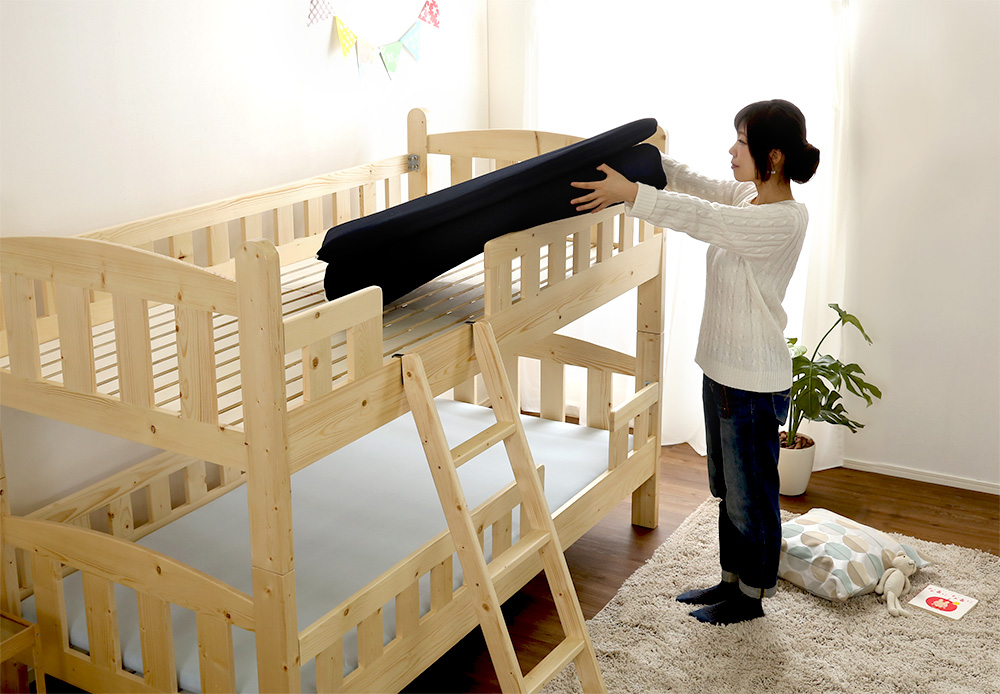 日本製 ファインエアー 450 二段ベッド用マットレス シングル 商品追加画像12