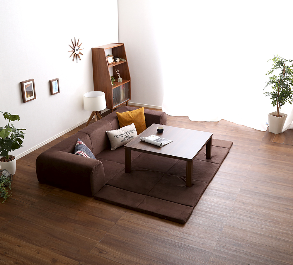 カバーリング フロアマット付きソファ Mサイズ(幅200cm) Plateau プラトー 商品追加画像4