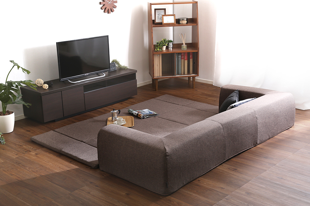 カバーリング フロアマット付きソファ Mサイズ(幅200cm) Plateau プラトー 商品追加画像25