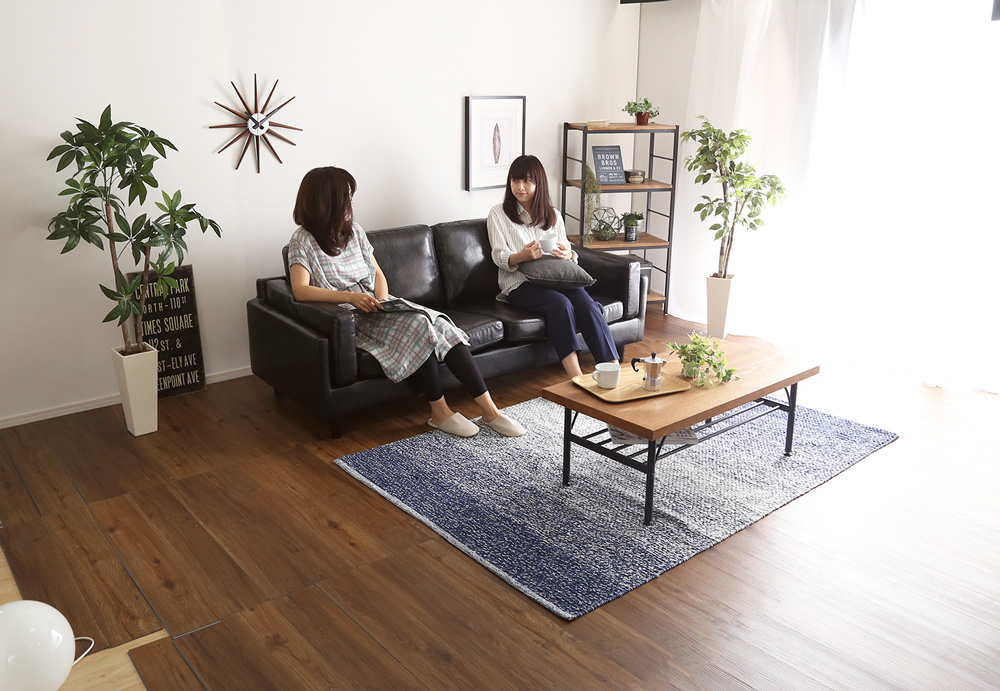 3人掛けレザー調ソファ Rachel レイチェル 商品追加画像30