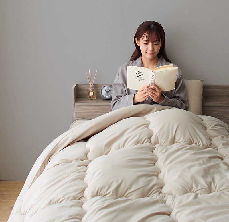 ニュアンスカラー布団4点セット (シングルサイズ) 追加画像2