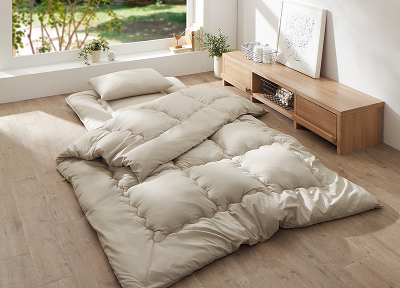 ニュアンスカラー布団4点セット (シングルサイズ) 追加画像9