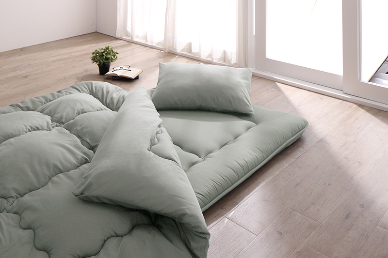 ニュアンスカラー布団4点セット (シングルサイズ) 追加画像15