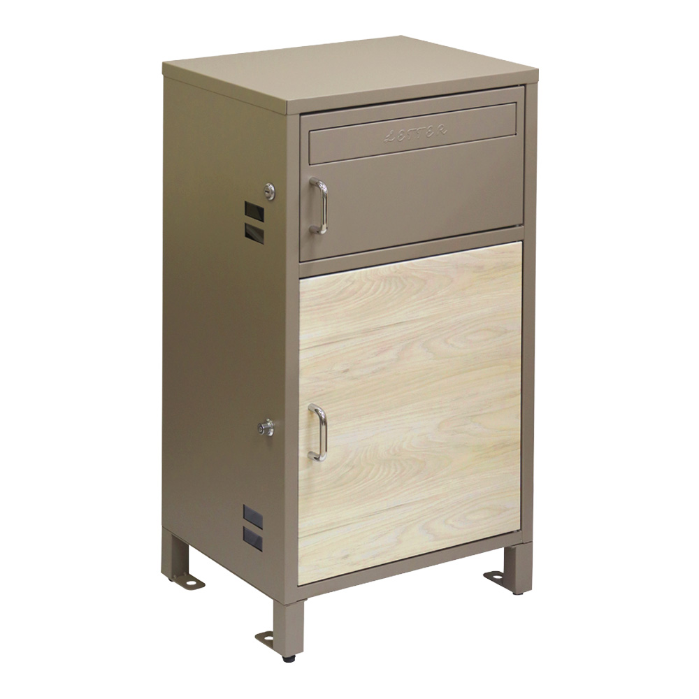 ポスト付きスクエア型宅配ボックス 宅配2段タイプ バリエーション画像2