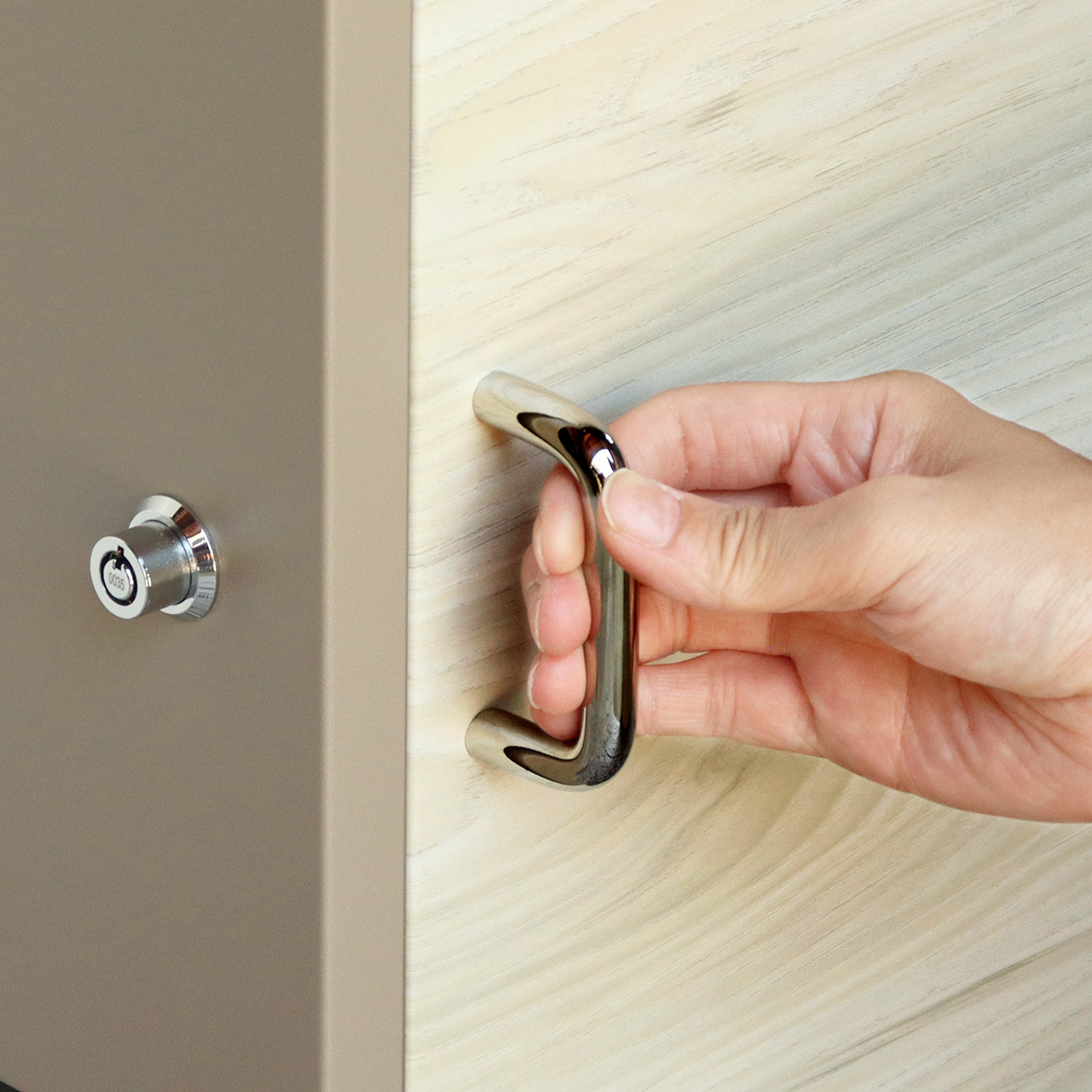 ポスト付きスクエア型宅配ボックス 宅配2段タイプ 追加画像3