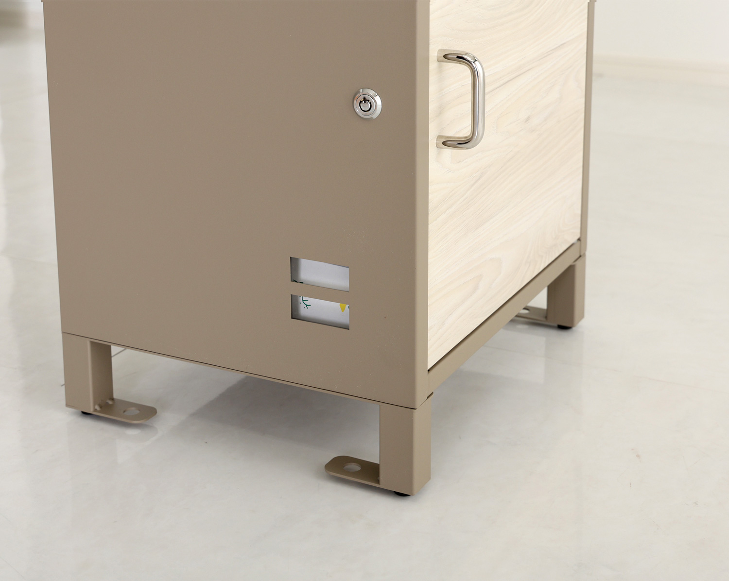 ポスト付きスクエア型宅配ボックス 宅配2段タイプ 追加画像17