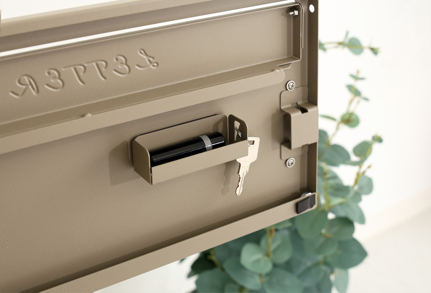 ポスト付きスクエア型宅配ボックス 宅配2段タイプ 追加画像28