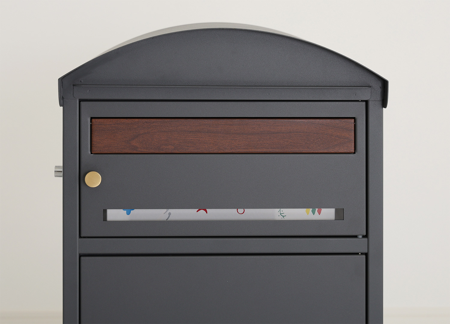 ポスト付き天面ラウンド型宅配ボックス 宅配2段タイプ 追加画像17