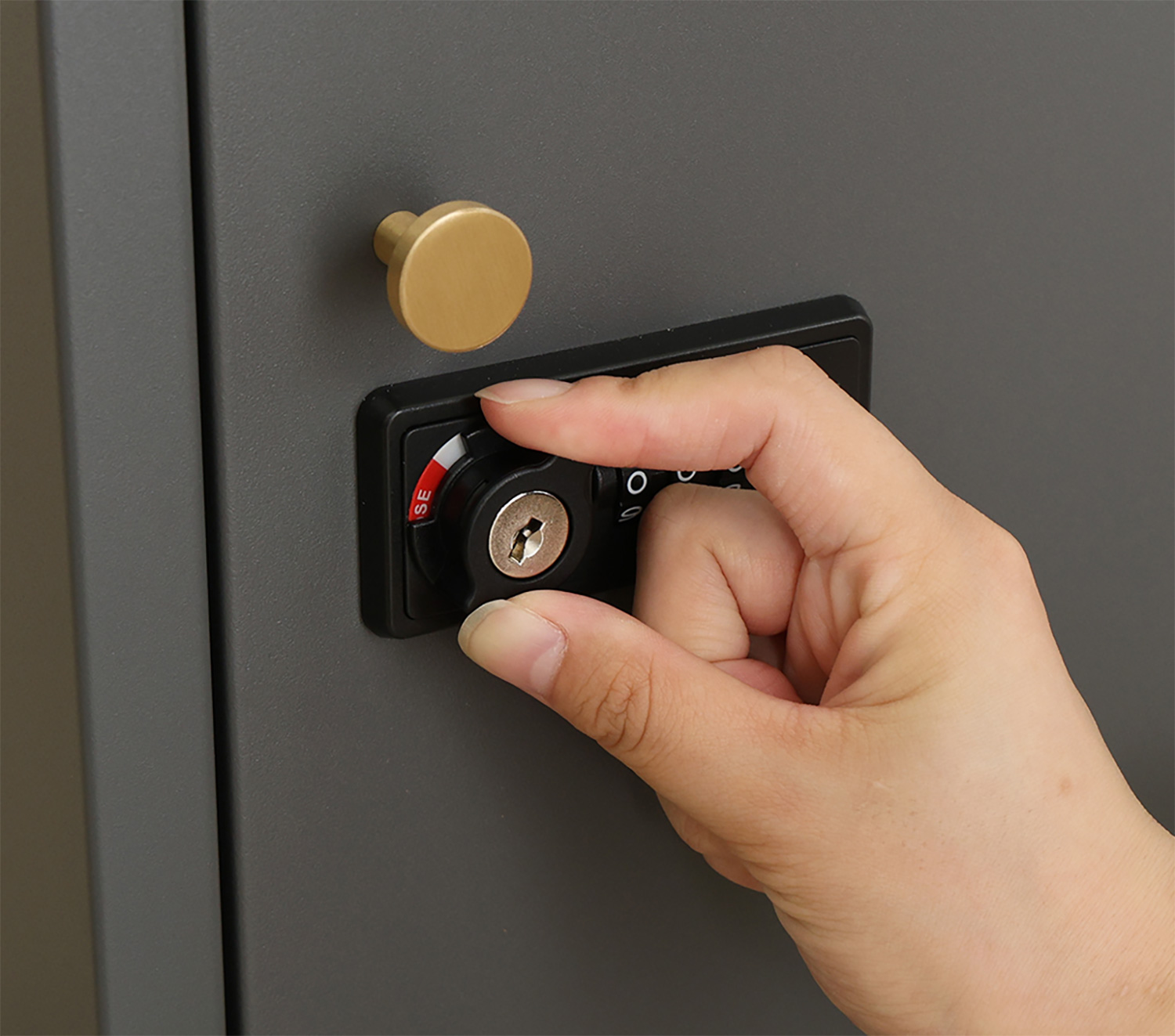 ポスト付き天面ラウンド型宅配ボックス 宅配2段タイプ 追加画像27