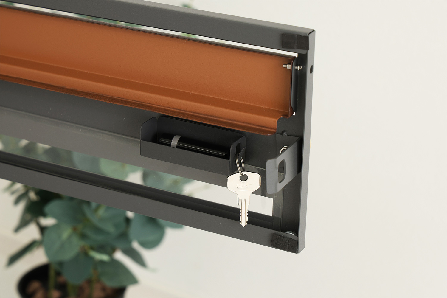 ポスト付き天面ラウンド型宅配ボックス 宅配2段タイプ 追加画像32