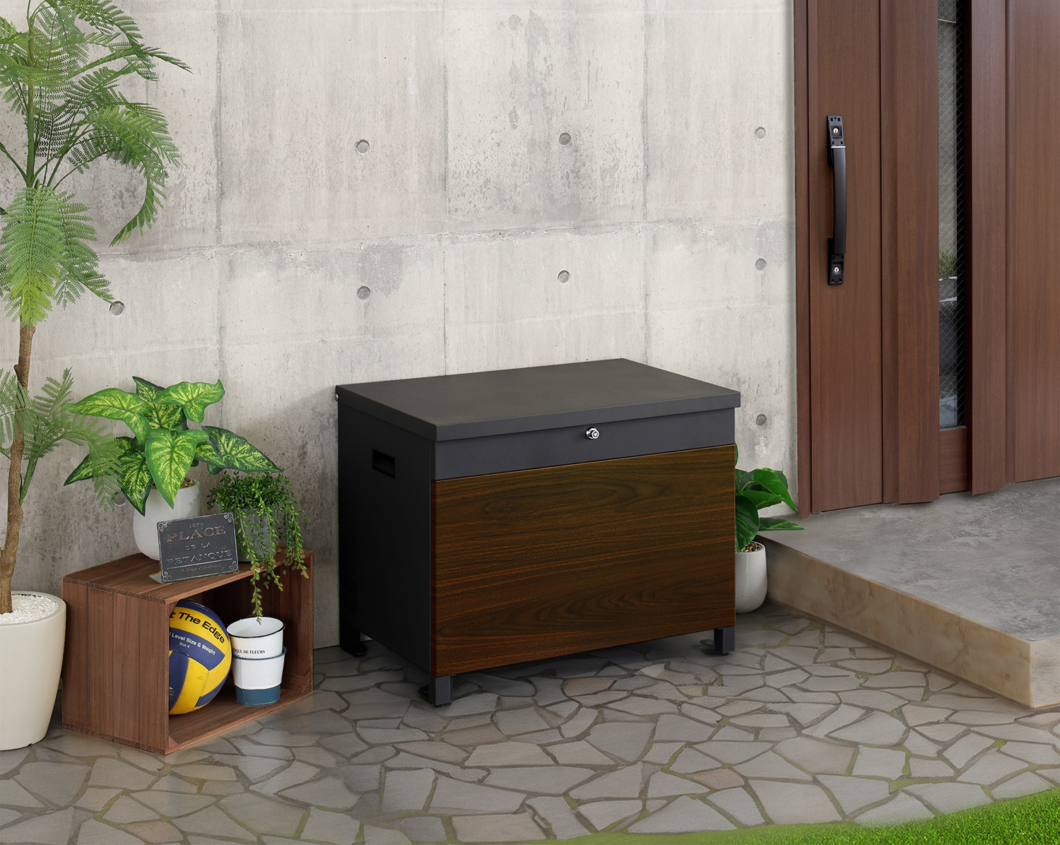 ベンチ・収納としても使える宅配ボックス 追加画像1