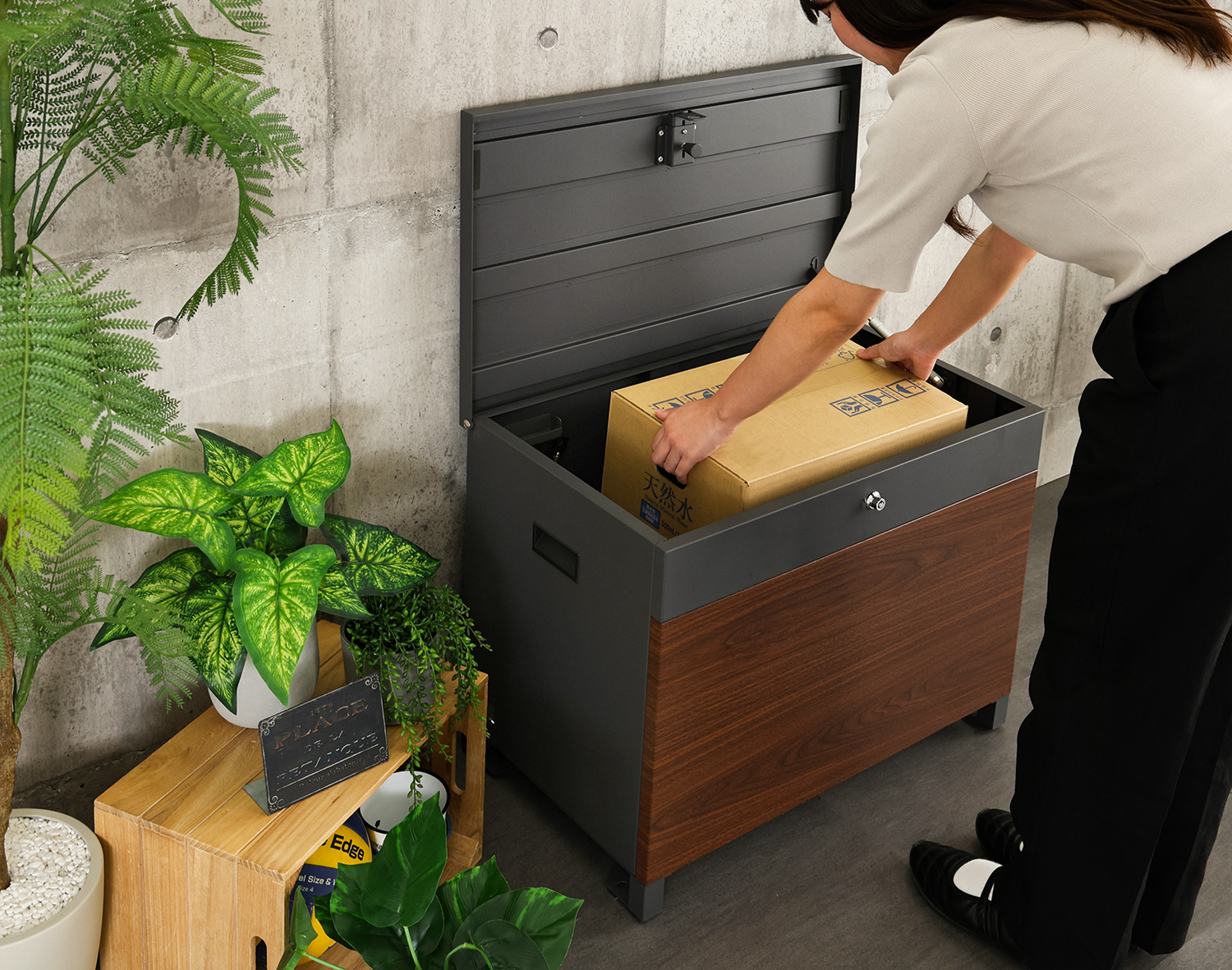 ベンチ・収納としても使える宅配ボックス 追加画像12