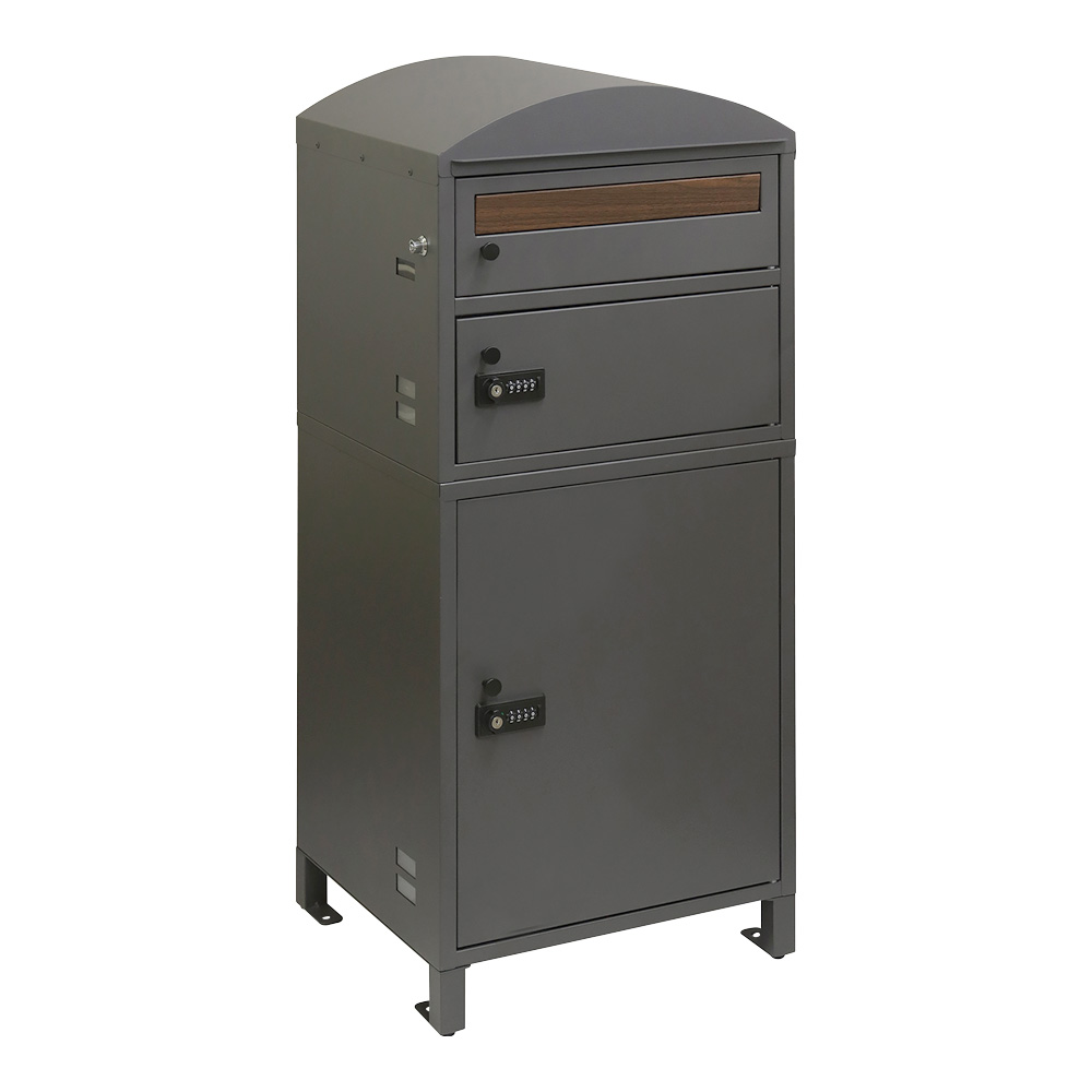 ポスト付き宅配ボックス 宅配3段タイプ バリエーション画像1