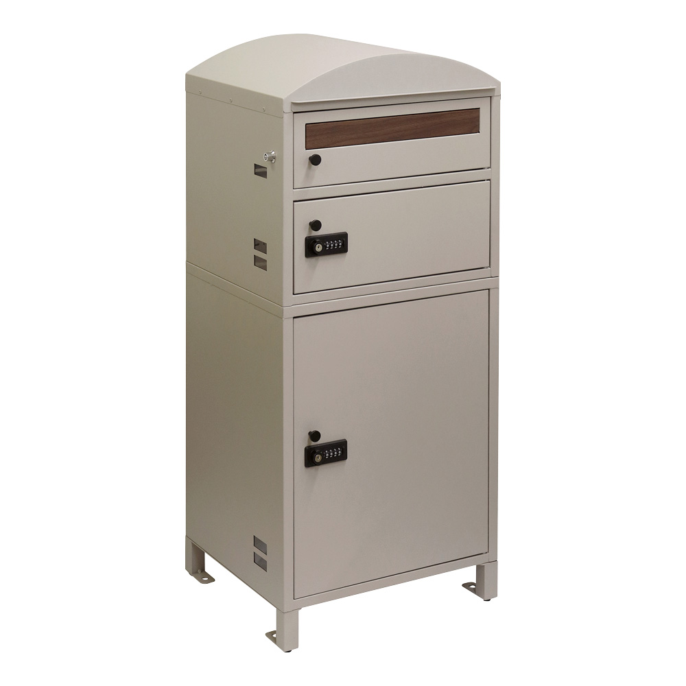 ポスト付き宅配ボックス 宅配3段タイプ バリエーション画像2