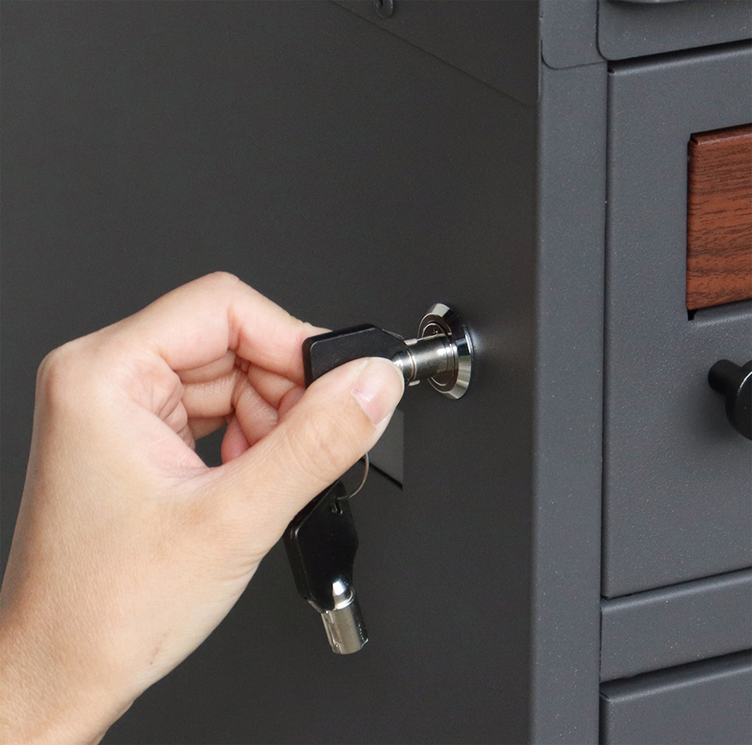 ポスト付き宅配ボックス 宅配3段タイプ 追加画像24