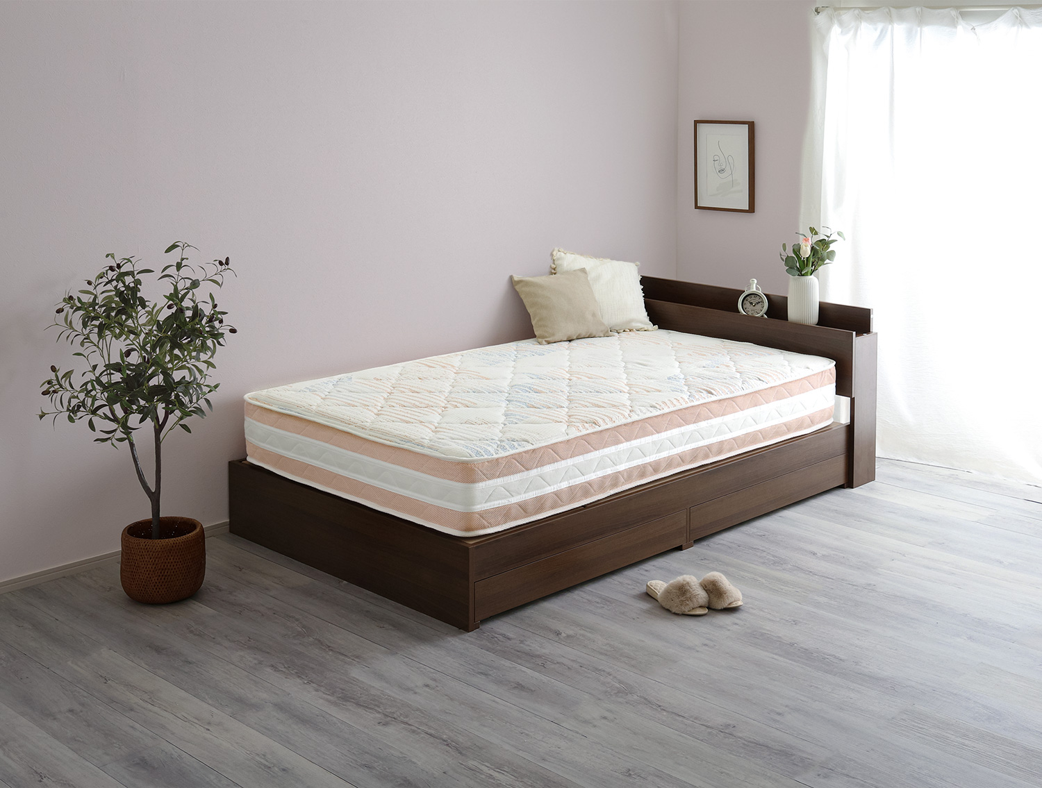 日本製ポケットコイルデザインマットレス mornisha モニーシャ 追加画像1