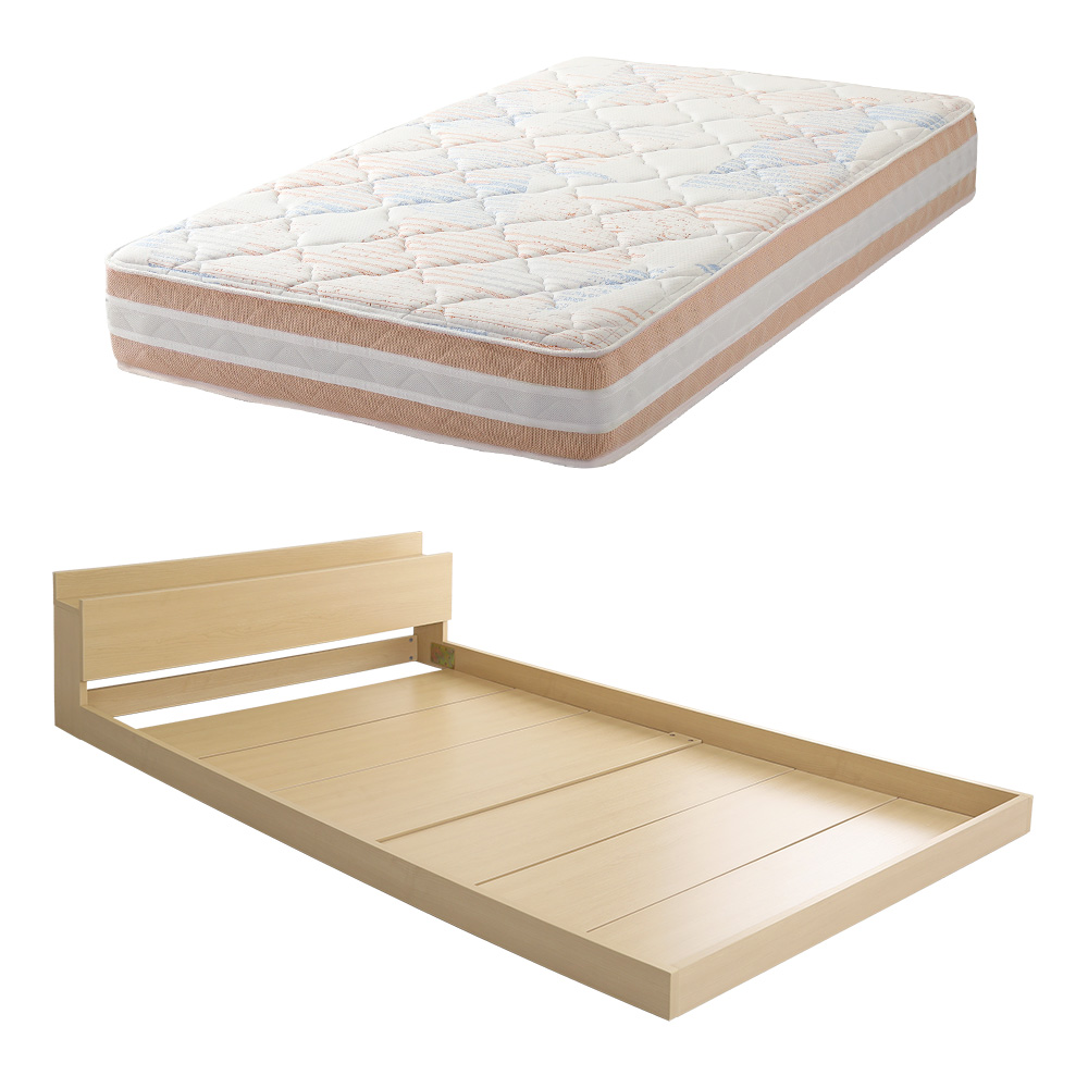 デザインフロアベッド 日本製ポケットコイルデザインマットレスセット バリエーション画像4