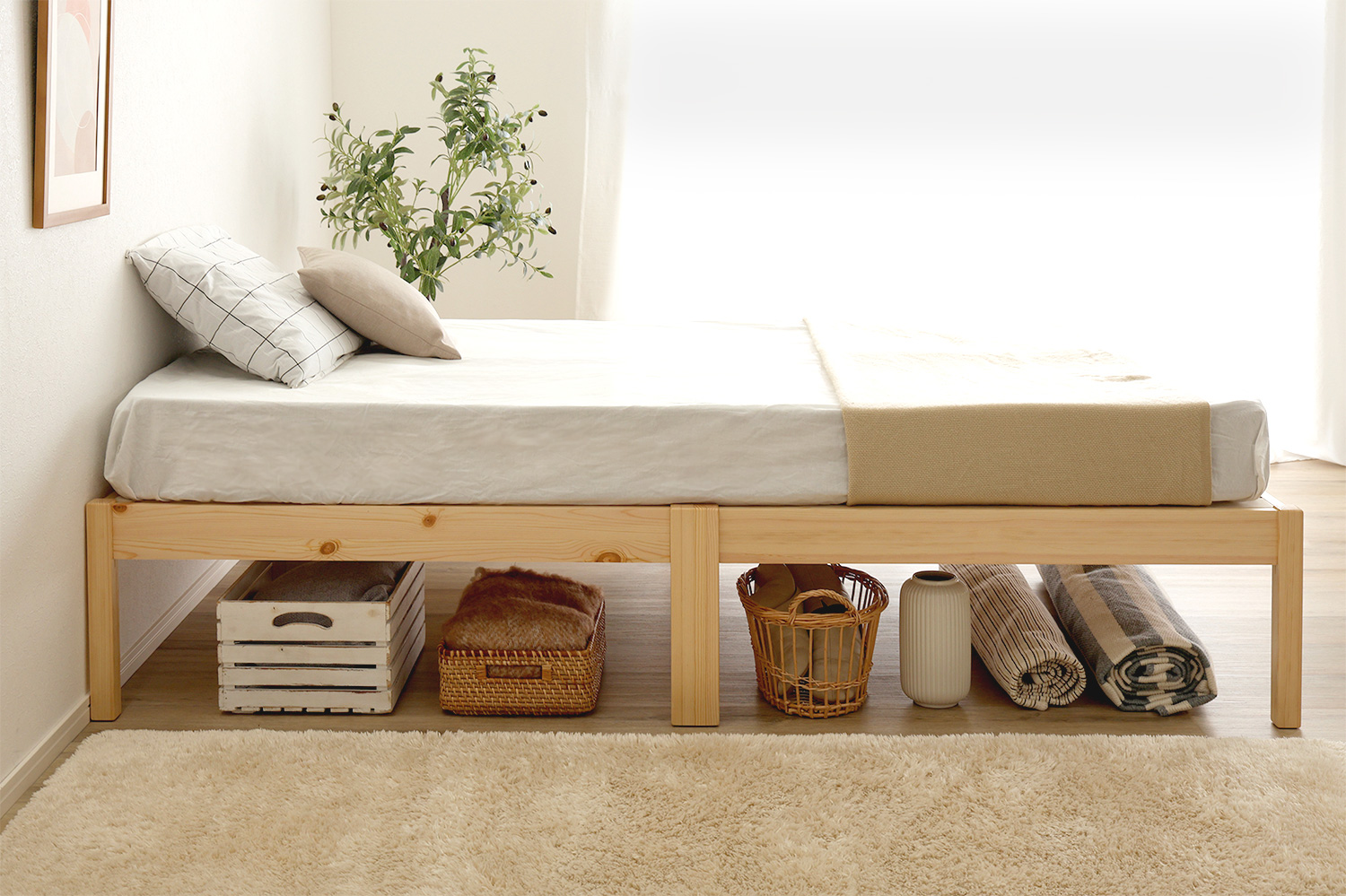 組立簡単ベッド ハイタイプ Trans トランズ 追加画像15