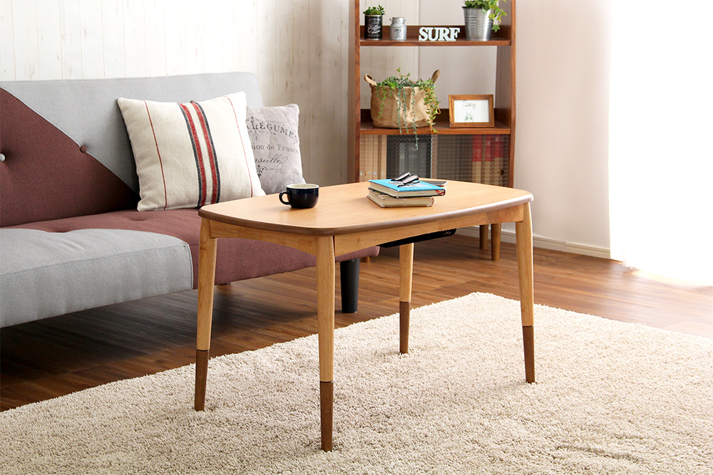 こたつテーブル長方形 おしゃれな継ぎ足タイプ Colle コル 追加画像4