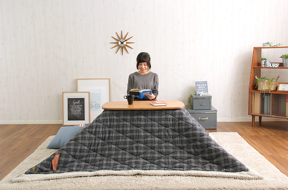 こたつテーブル長方形 おしゃれな継ぎ足タイプ Colle コル 追加画像5