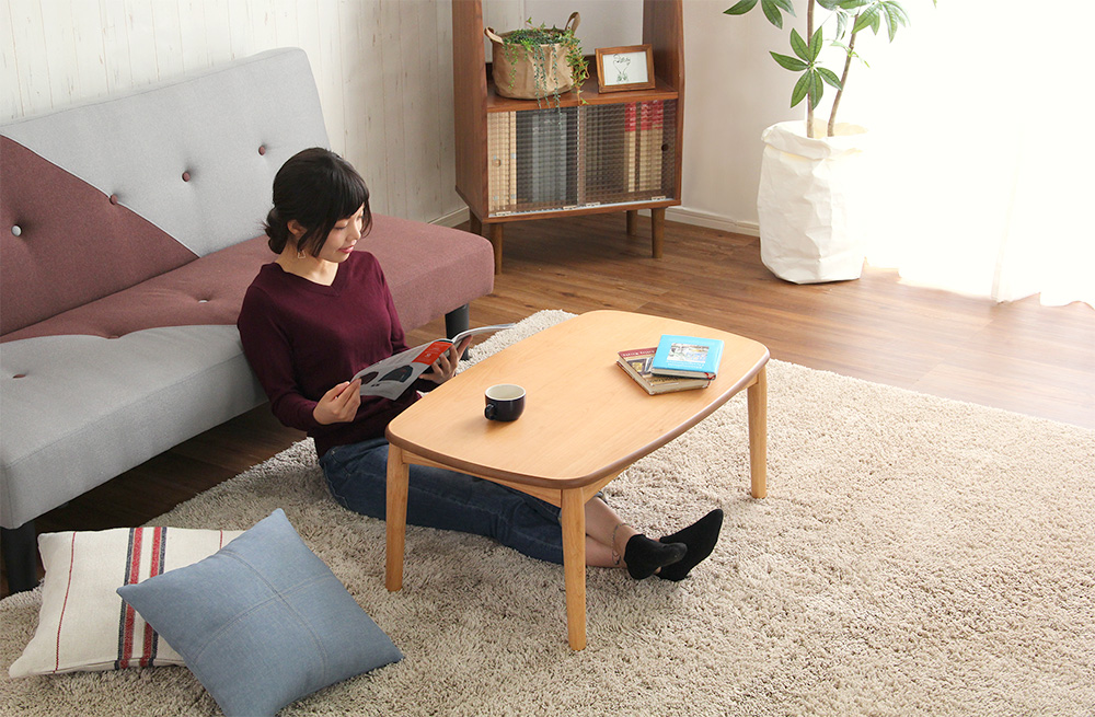こたつテーブル長方形 おしゃれな継ぎ足タイプ Colle コル 追加画像7