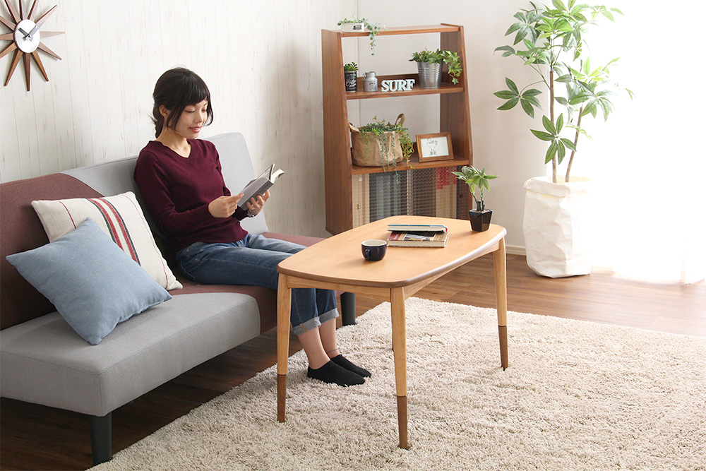 こたつテーブル長方形 おしゃれな継ぎ足タイプ Colle コル 追加画像14